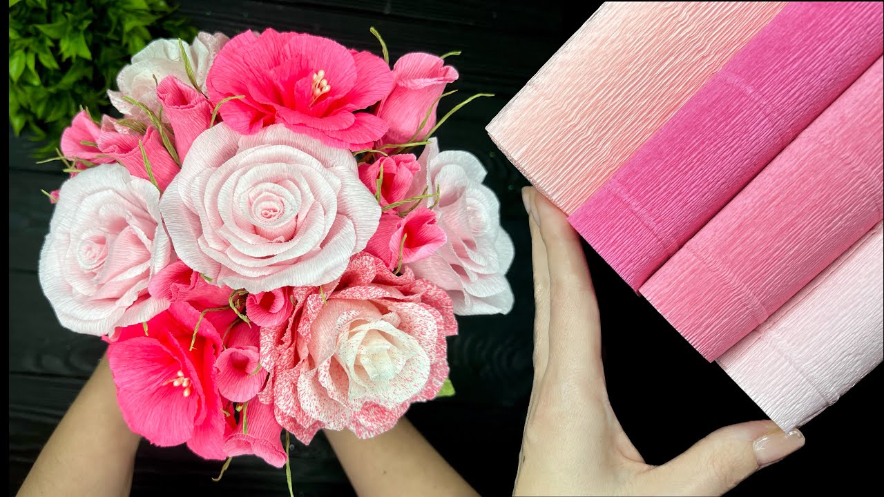 Are You Ready to Make the Most Beautiful Flowers From Crepe Paper