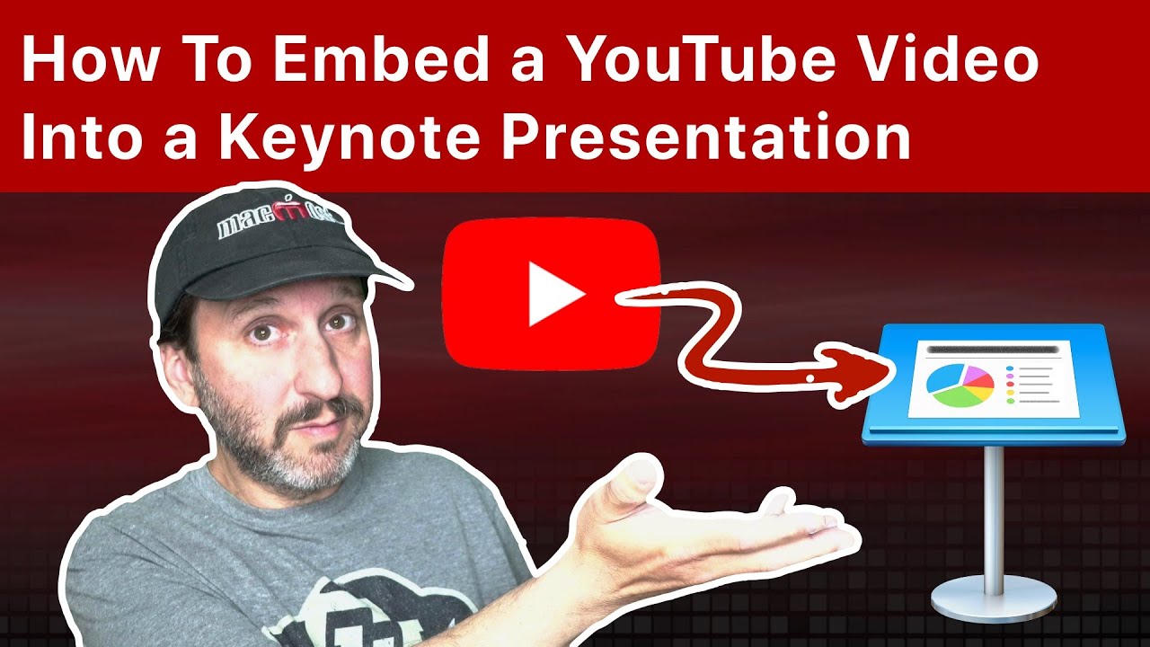 How To Embed a YouTube Video Into a Keynote Presentation YouTube