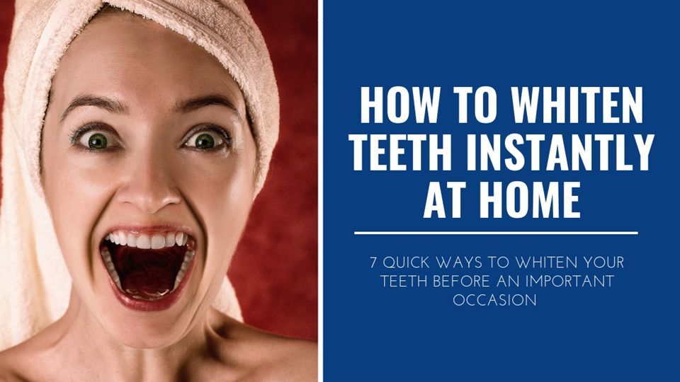 How to Whiten Teeth Instantly at Home ppt download