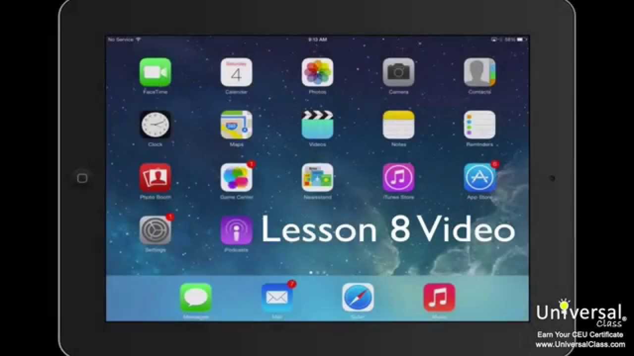 How to Use Video on the iPad Tutorial YouTube