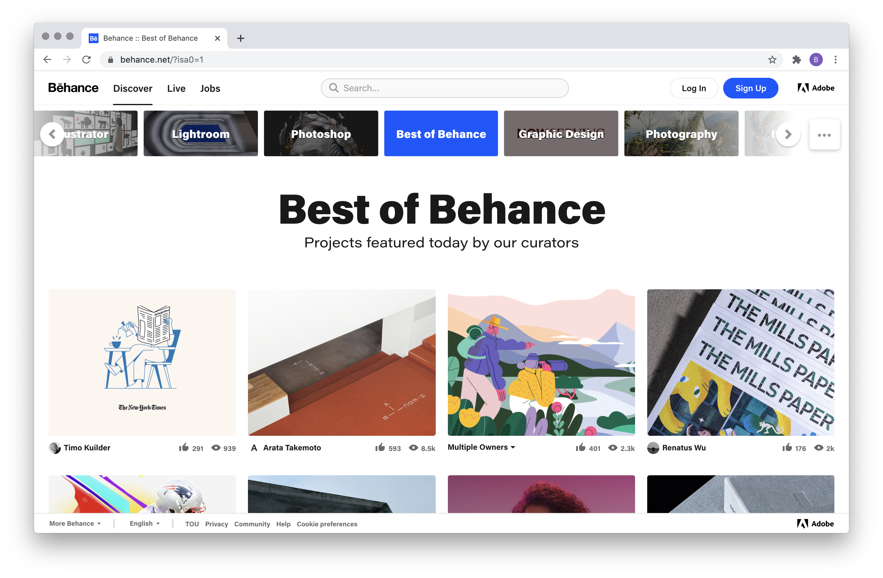 Cara Download Di Behance 57 Koleksi Gambar