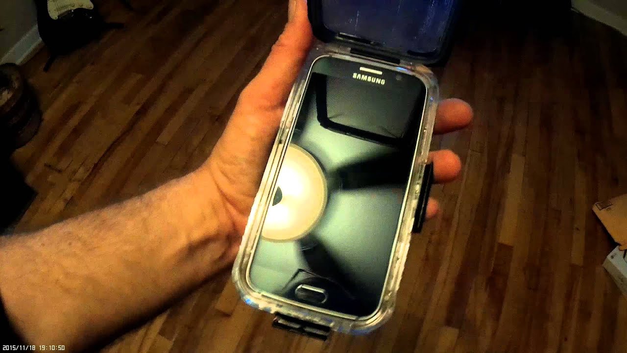 Galaxy S6 waterproof case review YouTube