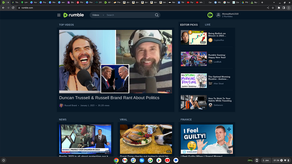 rumble earning alternative to youtube by MoneyMark Medium