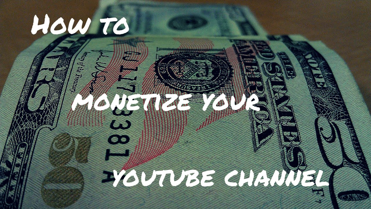How to monetize your YouTube channel tutorial YouTube