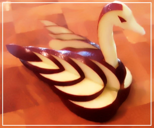 How to Make an Apple Swan httpswwwyoutubecomwatchvFNXmuakUi4M