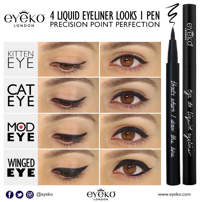 How to apply liquid eyeliner perfectly beginners tutorial with