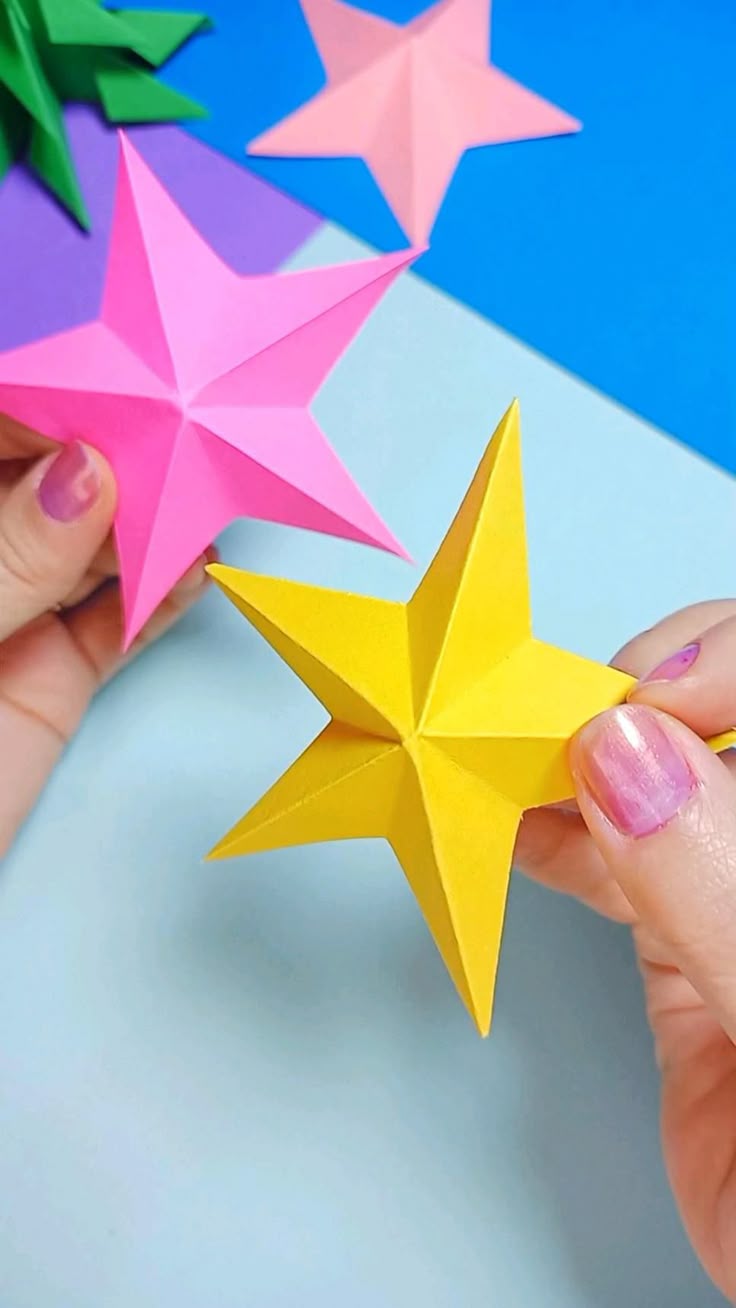 How to quckly make a paper star Trucs et astuces bricolage Trucs et