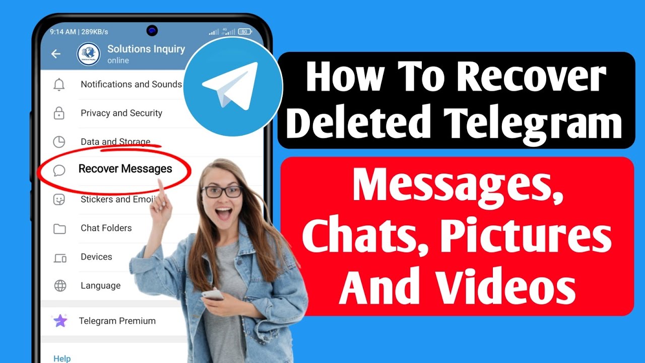 How To Recover Deleted Telegram Messages Chats Pictures And Videos