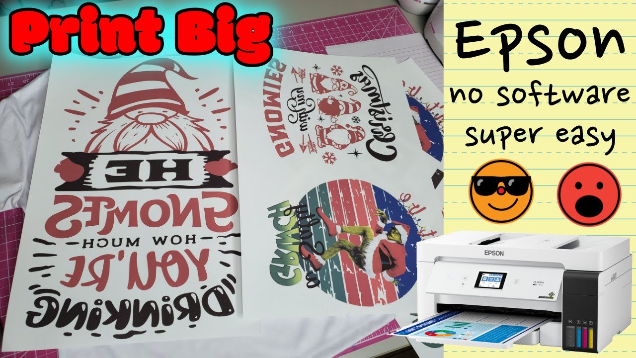How to print big sublimation with out software YouTube