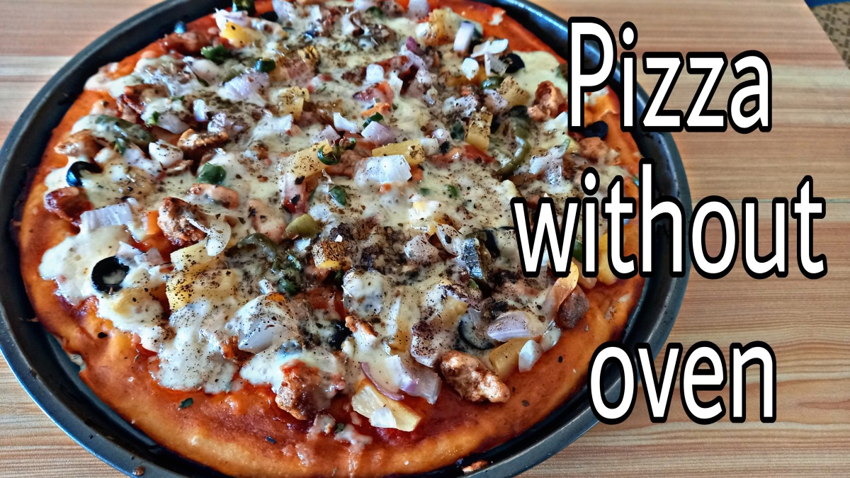 Pizza Recipe without oven How to make pizza without oven SABAS