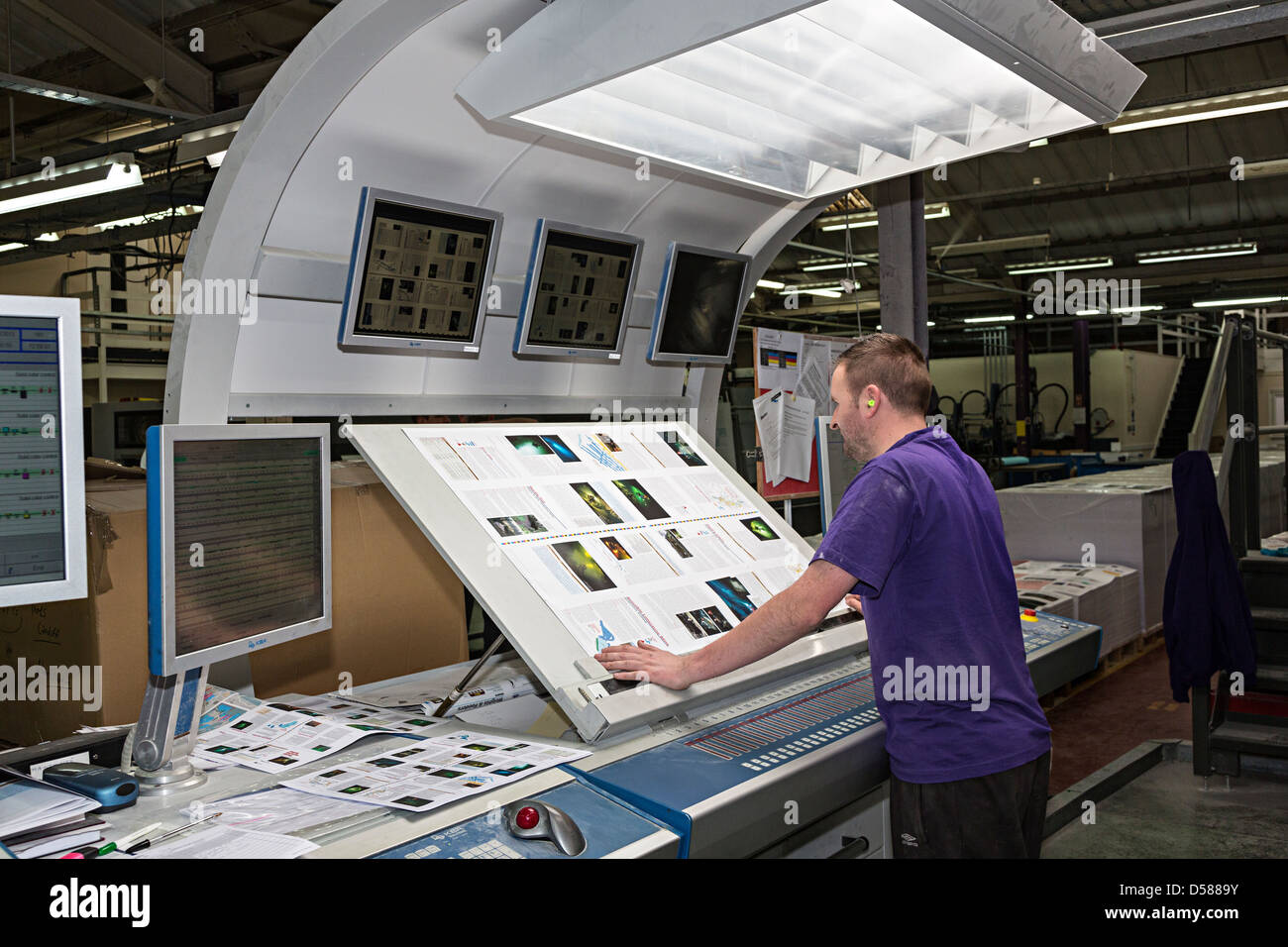 Modern quality control assessment of colour on offset litho printing