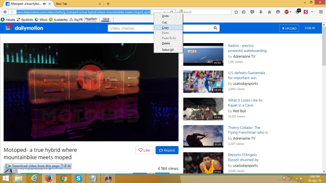 Top 5 free dailymotion downloaders