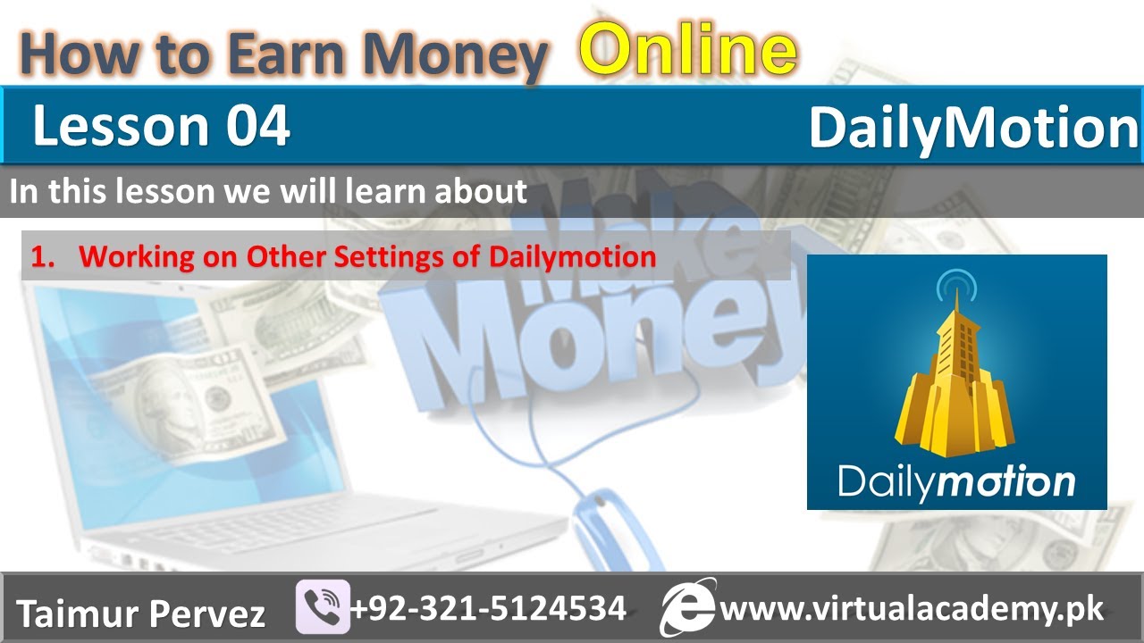 Dailymotion earning tips how to add logo in dailymotion video