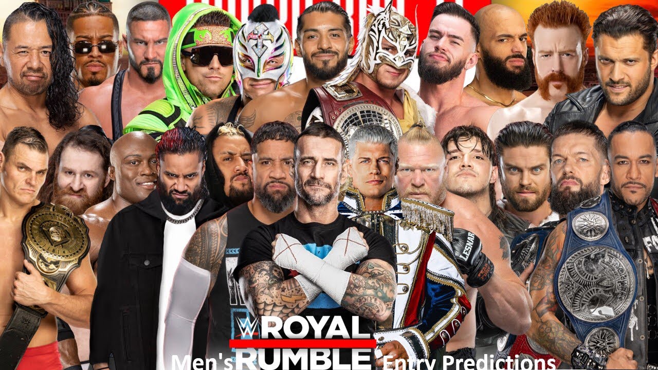 Mens 2024 Royal Rumble Entry Predictions YouTube