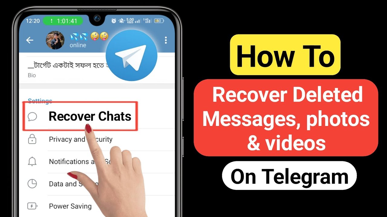 How To Recover Deleted Telegram Message Chats Pictures And Videos