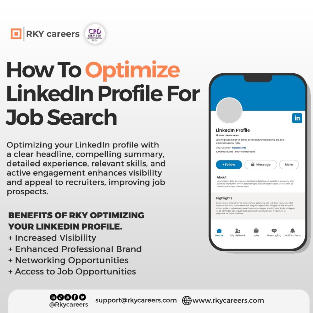 How To Optimize LinkedIn Profile For Job Search RKY Careers Blog