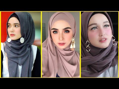 Hijab Style With Earrings Earrings With Hijab Hijab fashion How