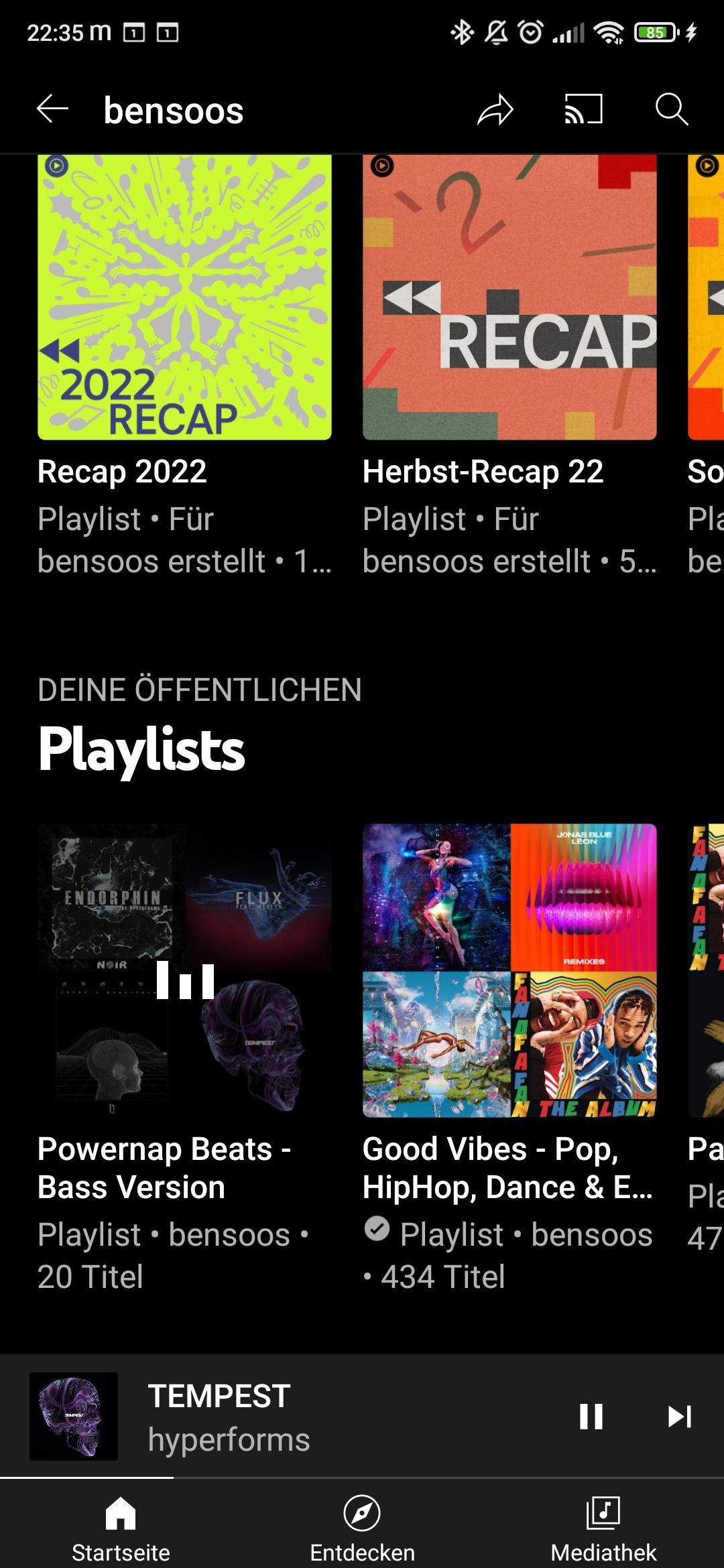 Bedeutung der Symbole in YT Music Musik Internet Google