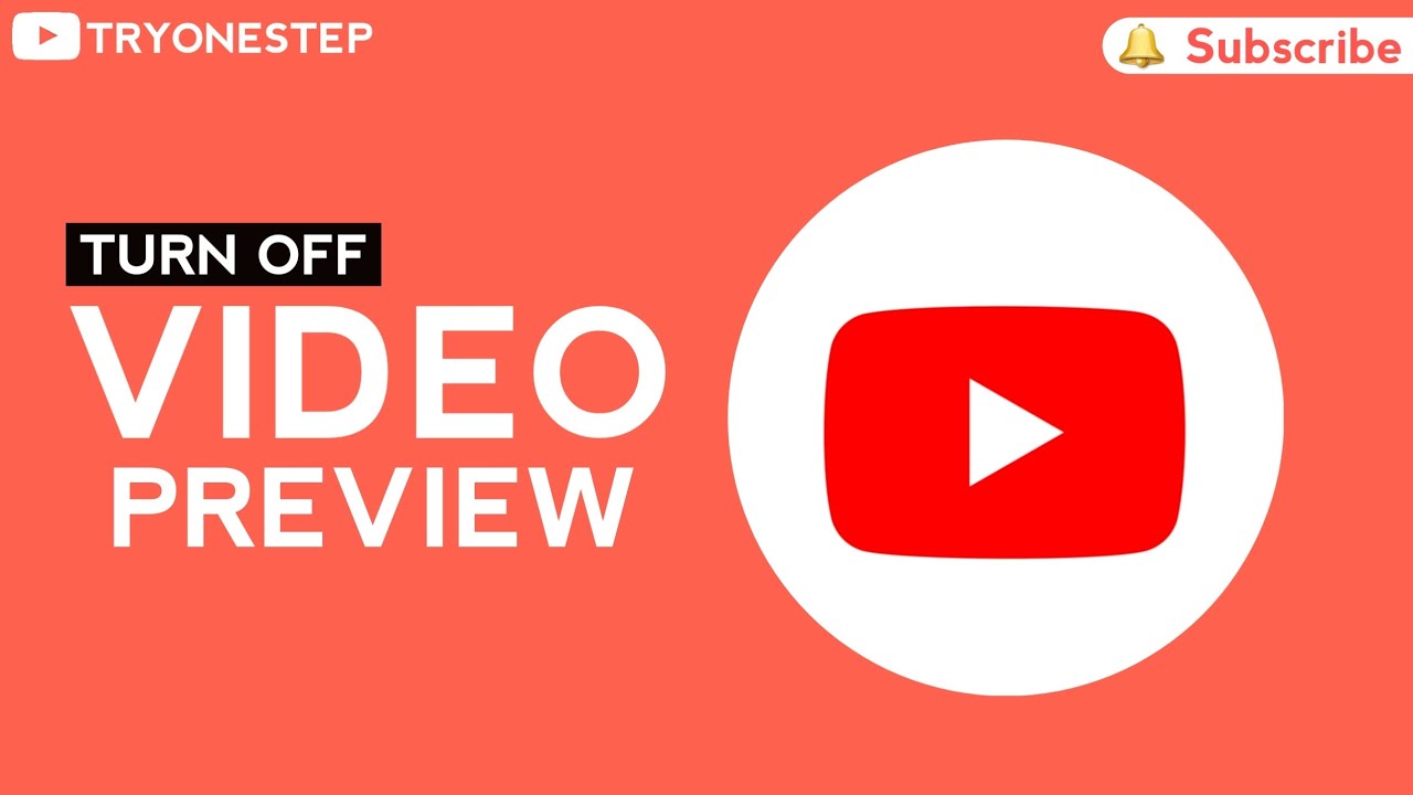How to Turn Off Video Preview on Youtube YouTube