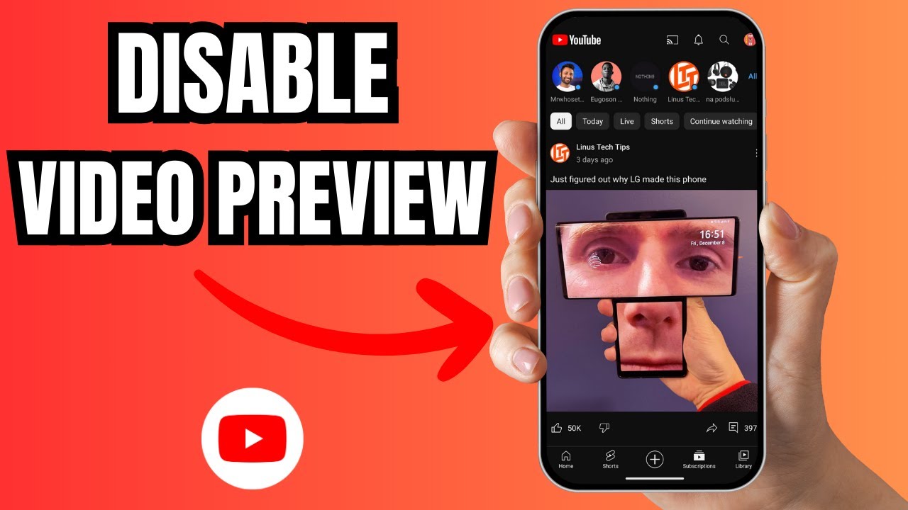 How to Turn Off Video Preview on YouTube App YouTube