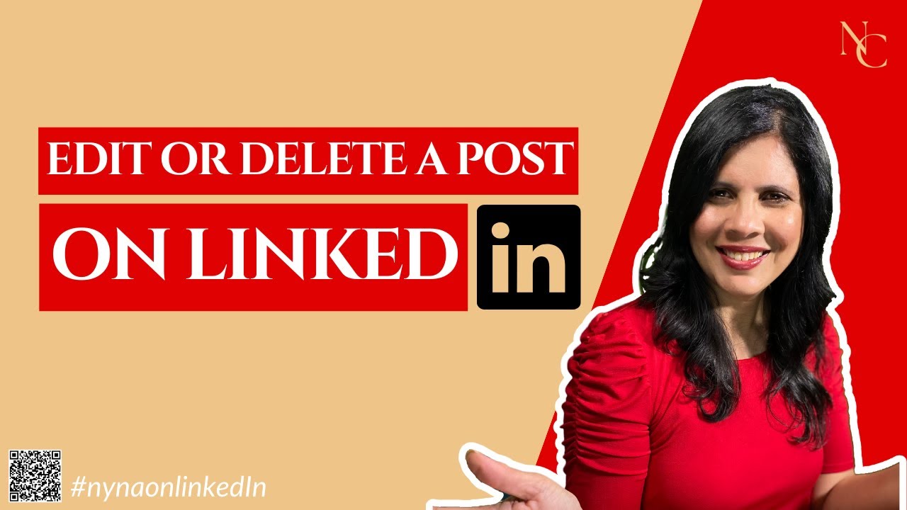 How to edit or delete a post on LinkedIn YouTube