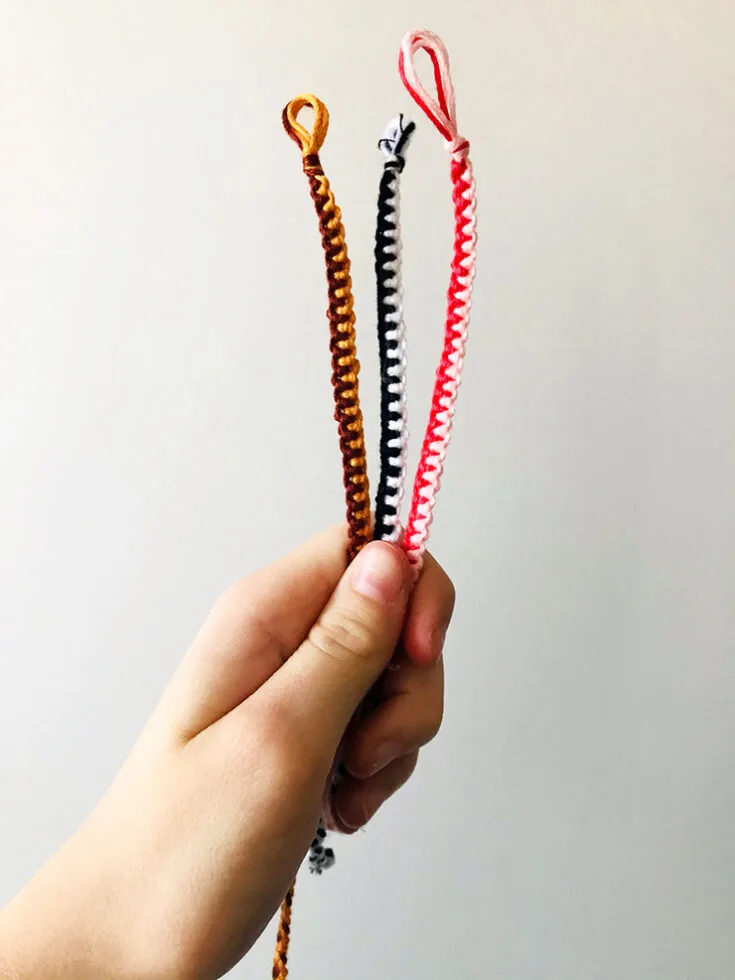 How To Make Bracelets With String Step By Step With Picture