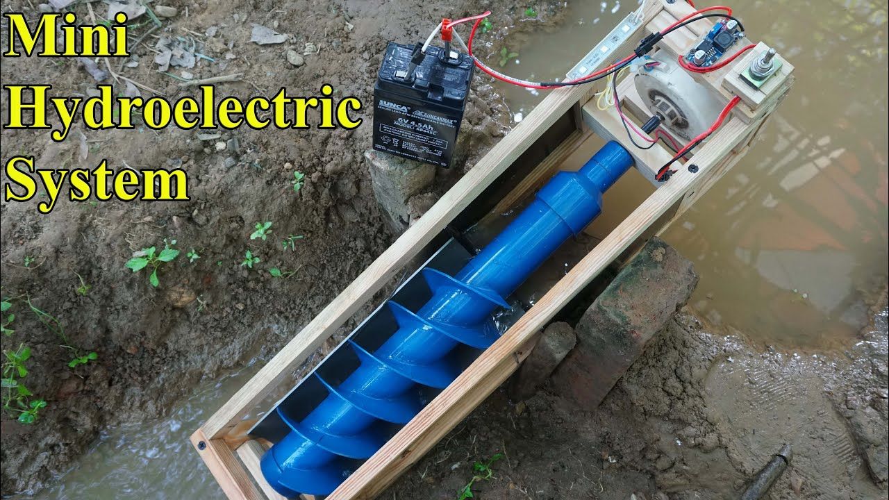 How to generate electricity for free hydroelectric science project
