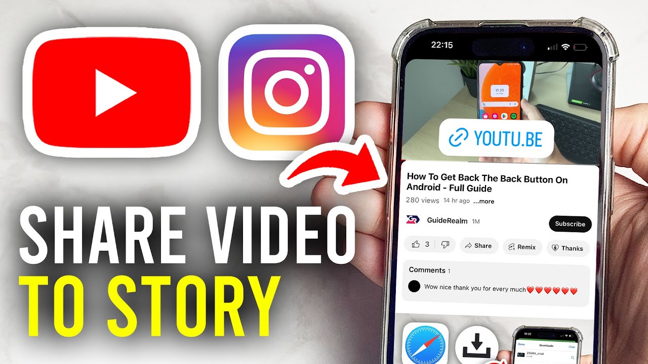 How To Share A YouTube Video On Instagram Story Full Guide YouTube