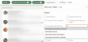 LinkedIn industry list guide for campaigns and automation