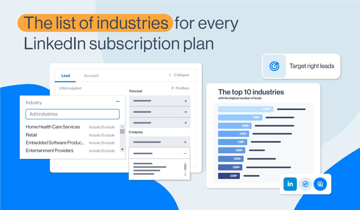 The LinkedIn Industry List 2024 For Every Subscription Plan Skylead