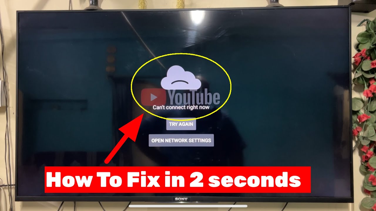 how to fix YouTube cant connect server Mi led tv YouTube not open mi