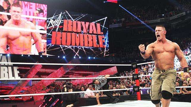 This day in Pro Wrestling history 27th January John Cena wins the