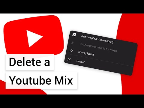 How to Delete a Youtube Mix Mobile PC YouTube