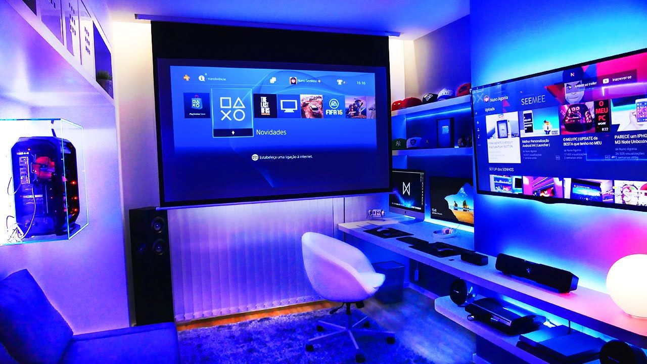 INSANE YouTuber Gaming Setup Setup Spotlight Video game rooms