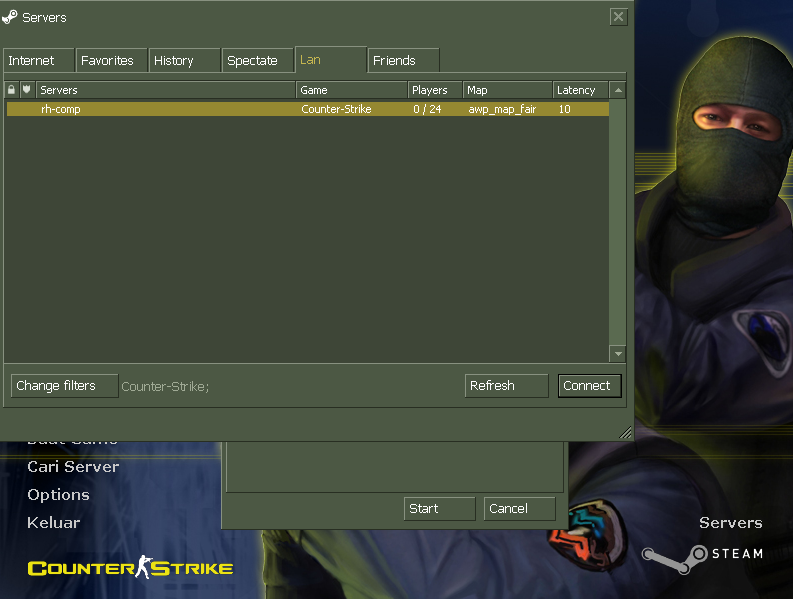 Cara Membuat Server CS 16 di LAN Untuk Bermain Multiplayer  RHComp
