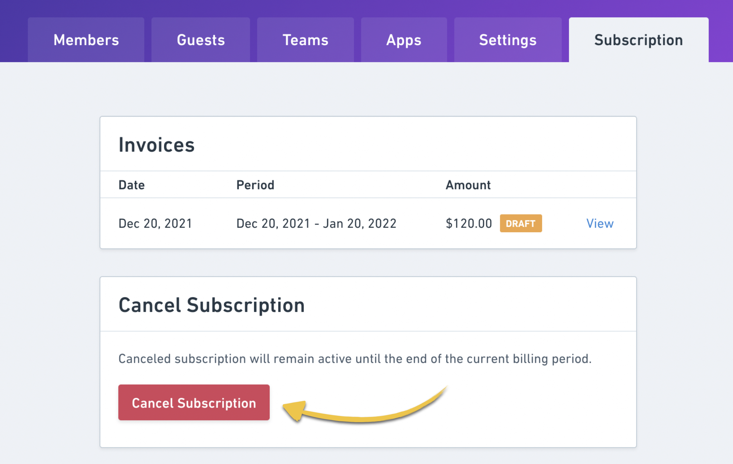 How to cancel your subscription Whimsical Help Center