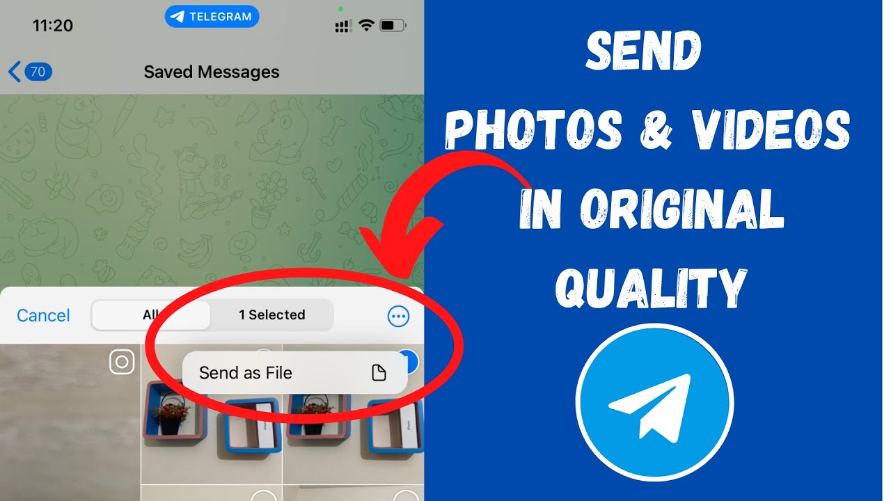 How to Send Photos as Files in Telegram Desktop