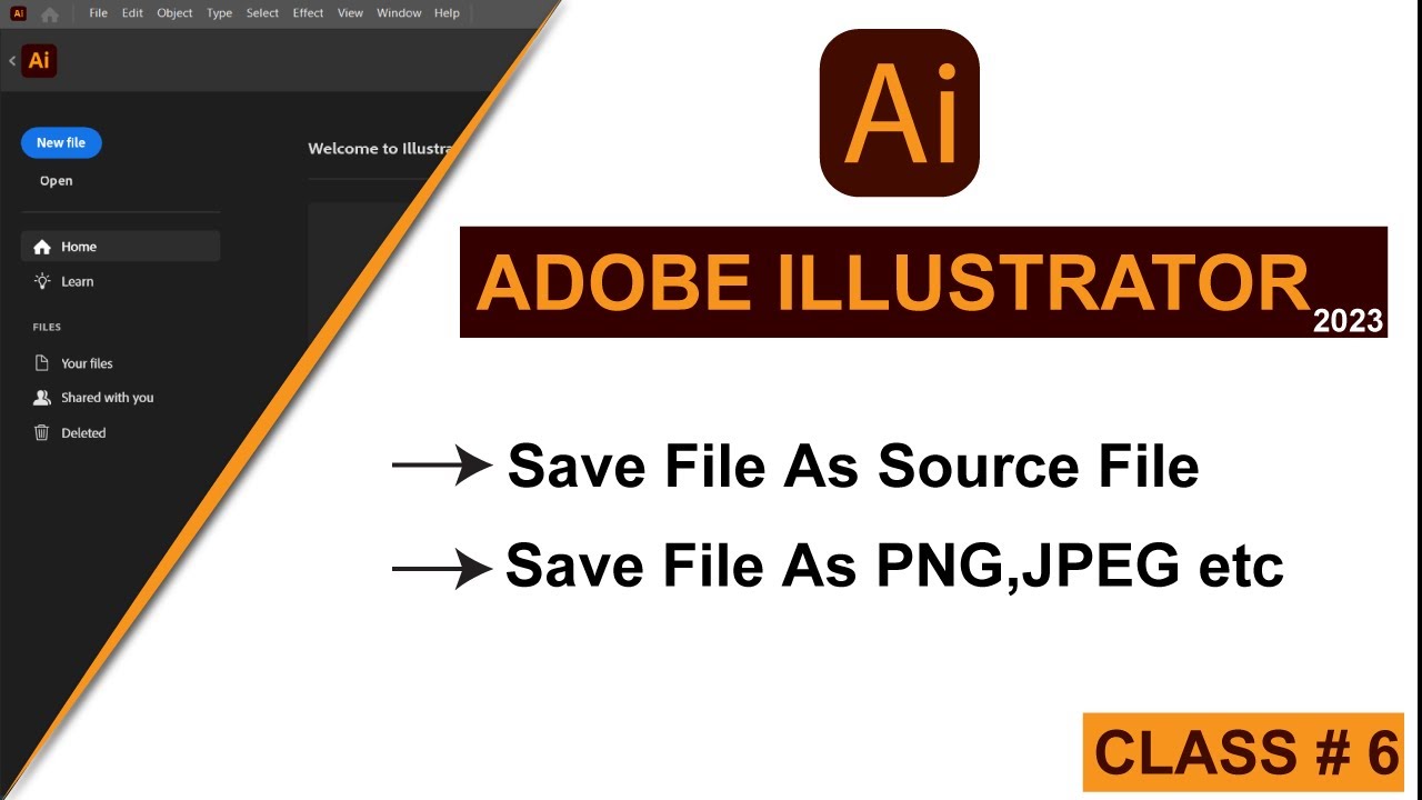 Exploring File Saving Options How to Save Files in Adobe Illustrator