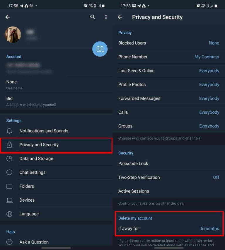 How to Delete a Contact in Telegram