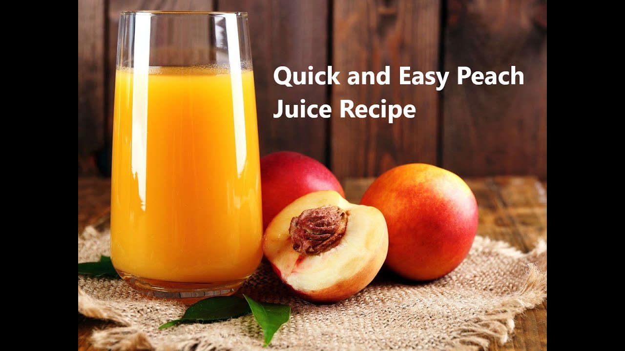 Peach Juice RecipeHow to Make Peach Juice at Home2 min recipe