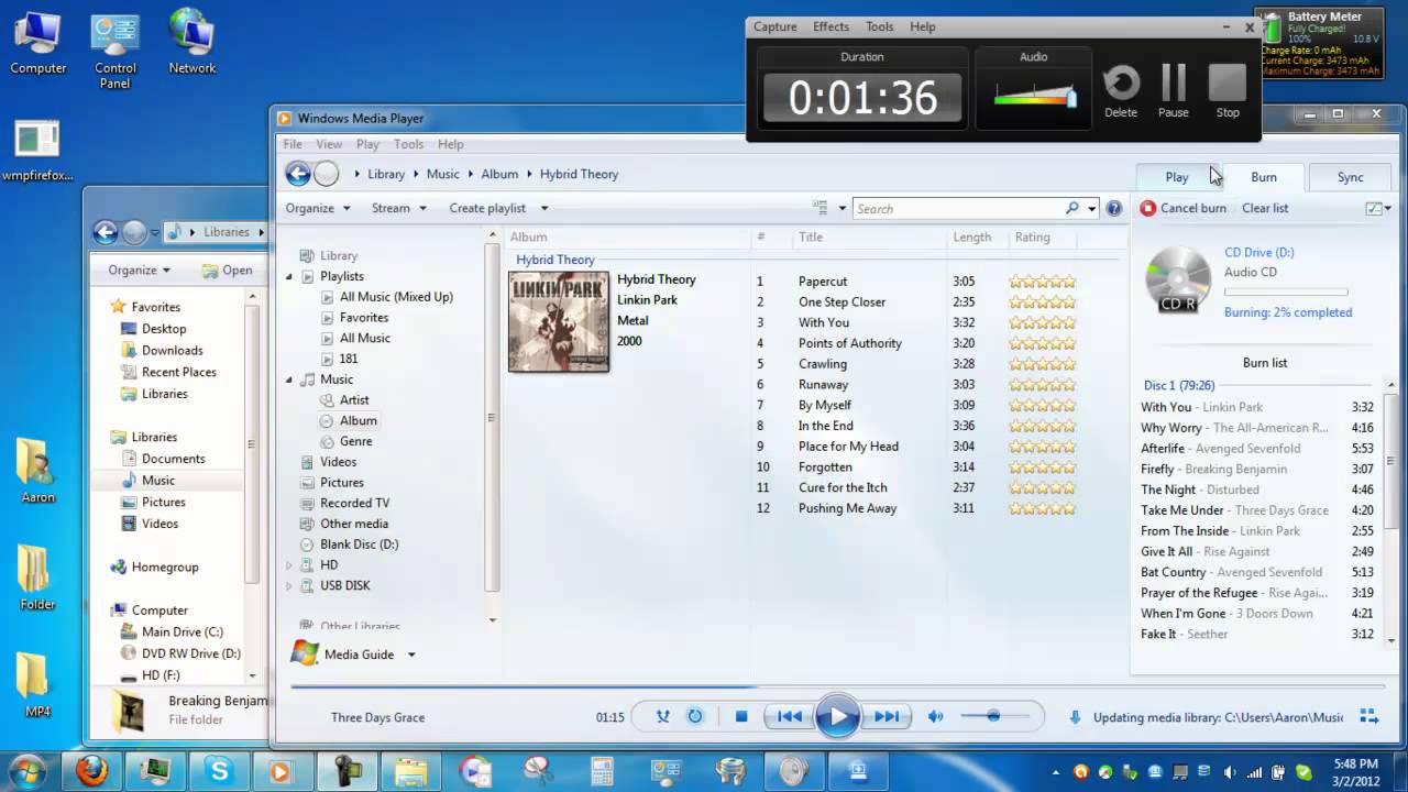 How to burn a custom CD Music YouTube