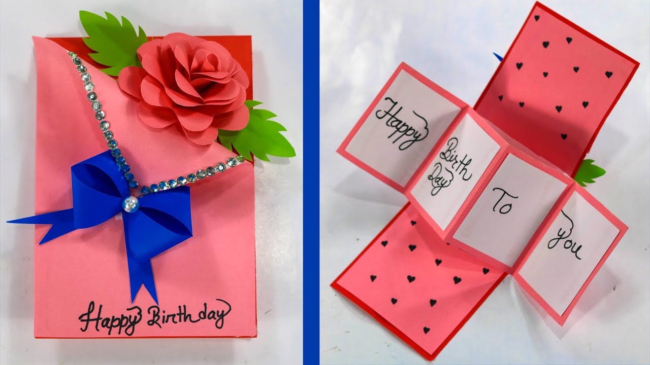 How To Make Handmade Birthday Cards Step By Step