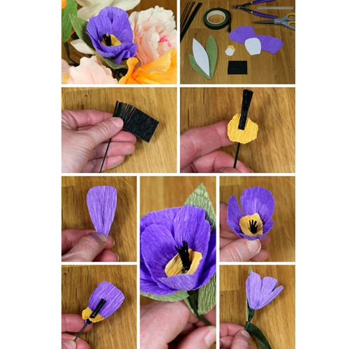 Crepe Paper Flowers Diy Tutorial Best Flower Site