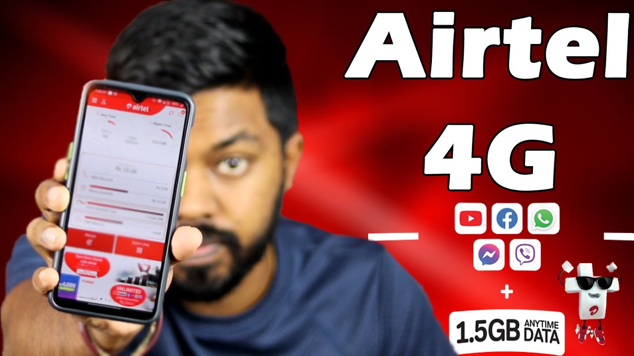 Airtel 4G Airtel Unlimited YouTube Social Media Package