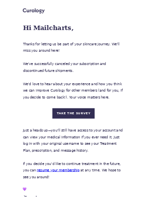 11 Great Subscription Cancellation Email Examples MailCharts