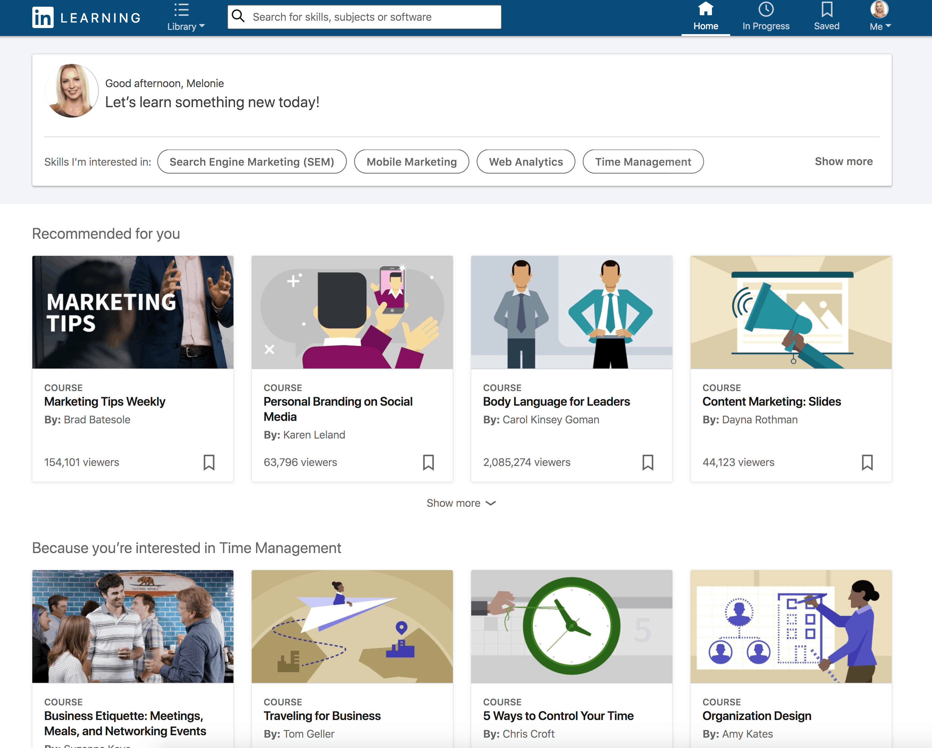 LinkedIn Learning Premium Account 3