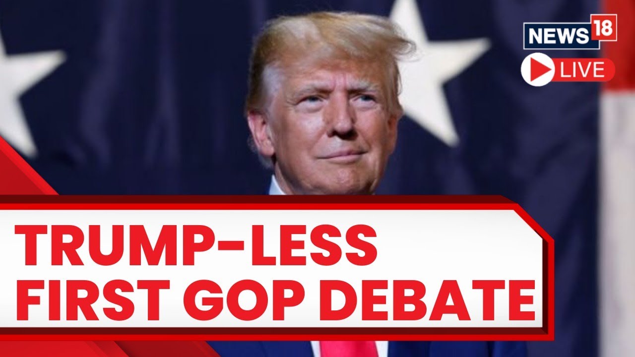 Trump News First GOP Debate 2024 US Presidential Election First
