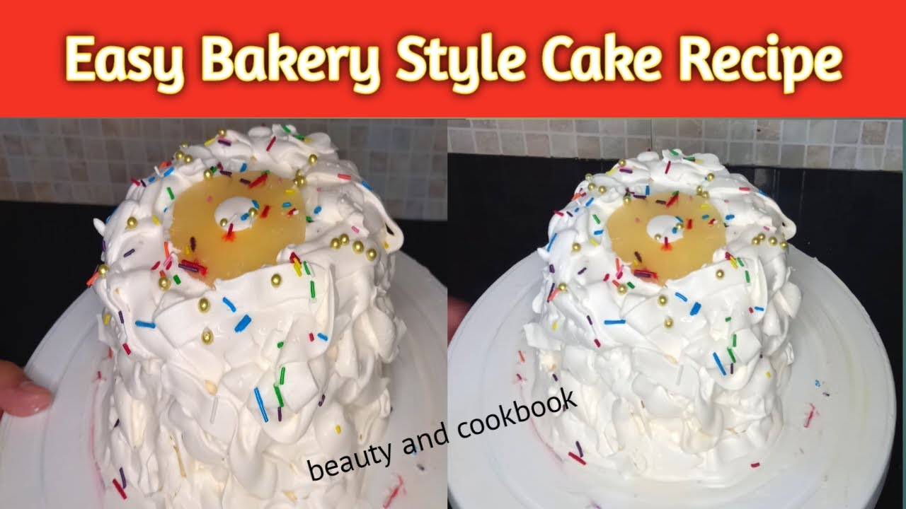 How to Make Cake at HomePineapple Cake Recipe by beauty and Cookbook