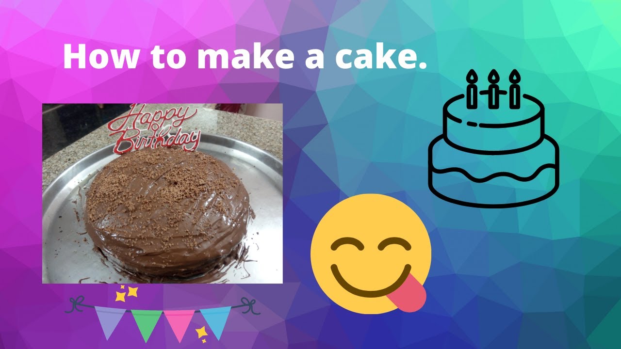 How to make CAKE at home easy YouTube