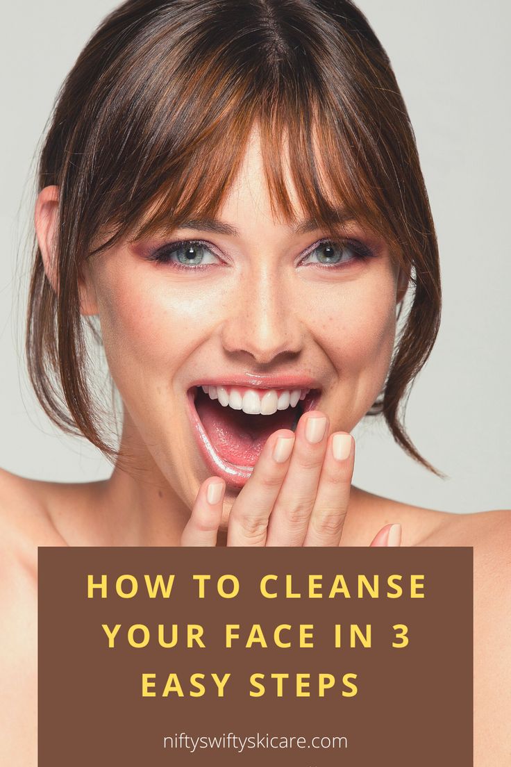 Everyday face care routine follow this 3 step cleansing for clear skin
